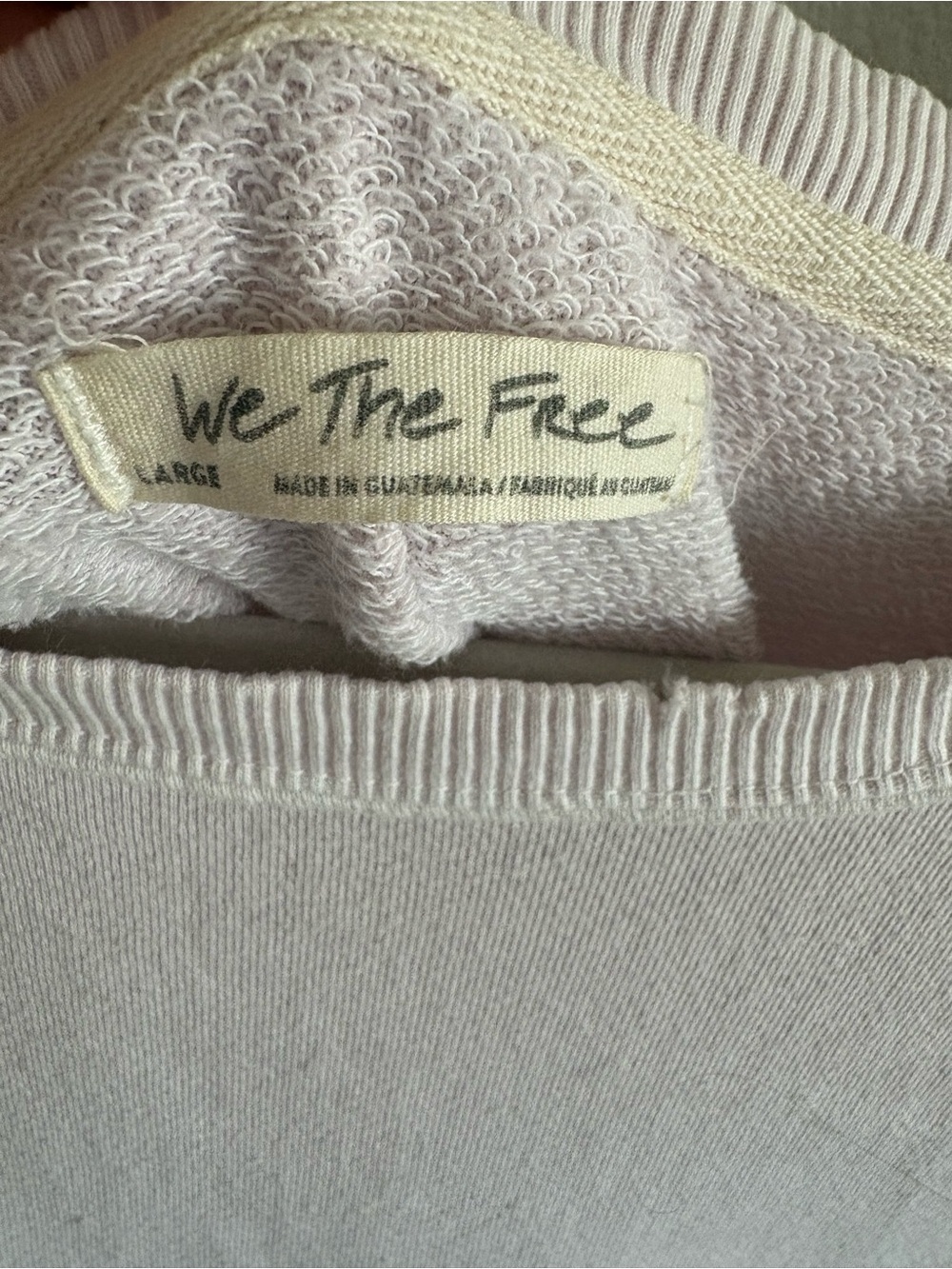 We The Free Pale Pink Crewneck Sweatshirt - Picture 4 of 6